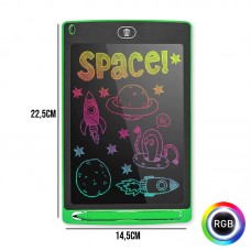 Lousa Mágica LCD RGB Infantil 8.5" polegadas - Verde